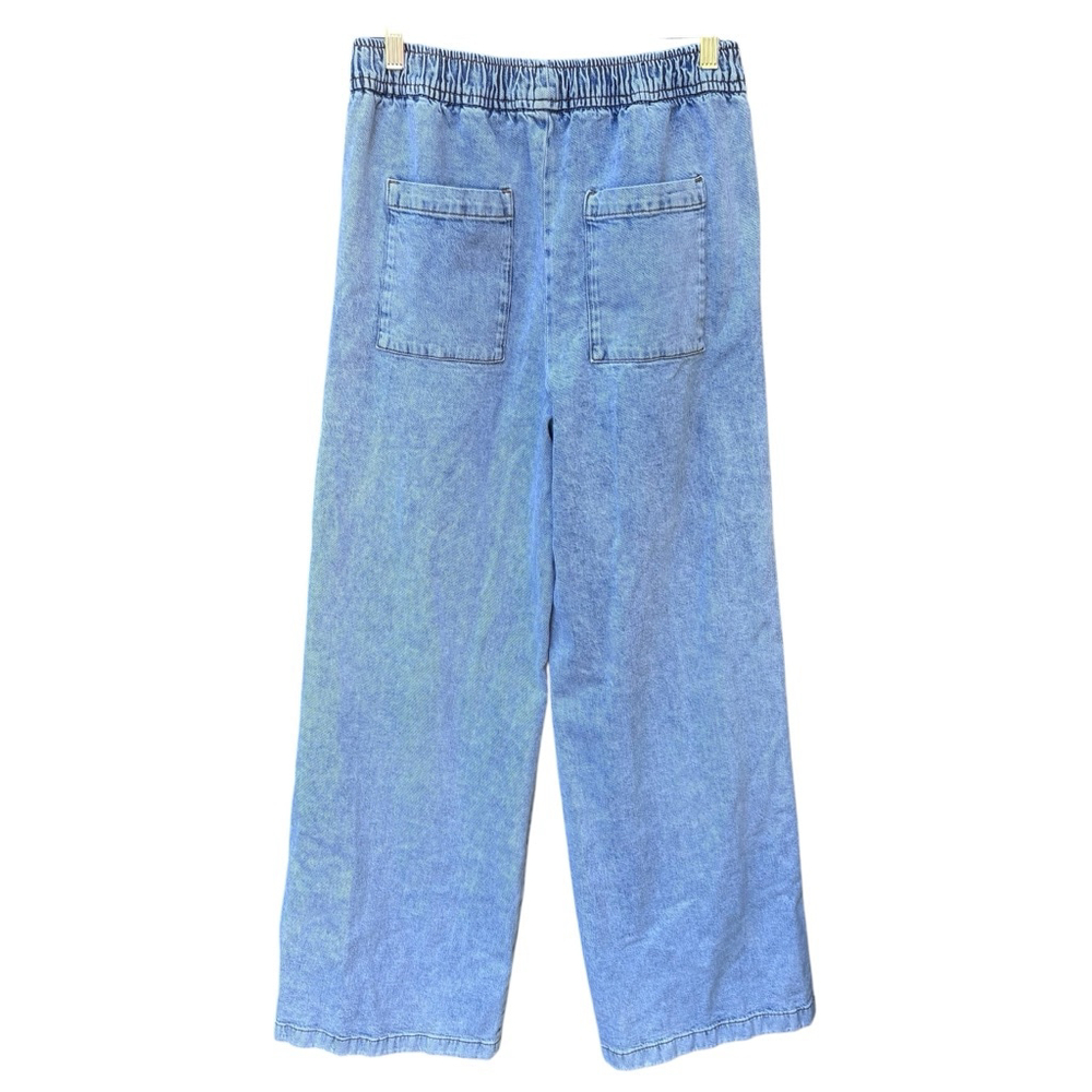 WeWoreWhat Pull On Straight Leg Jeans Size M - Picture 4 of 6